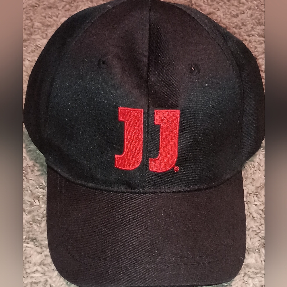 Men's Jimmy John's‎ Work Hat Size Adjustable Snapback Color Black Red Restaurant